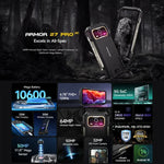 Ulefone Armor 27 Pro – Robustes Smartphone, 12 GB + 256 GB, Nachtsicht, 10600 mAh Akku, 6,78 Zoll Display, Android 14, MediaTek Dimensity 6300 Octa-Core-Prozessor, Netzwerk: 5G, NFC, Armor 27 Pro