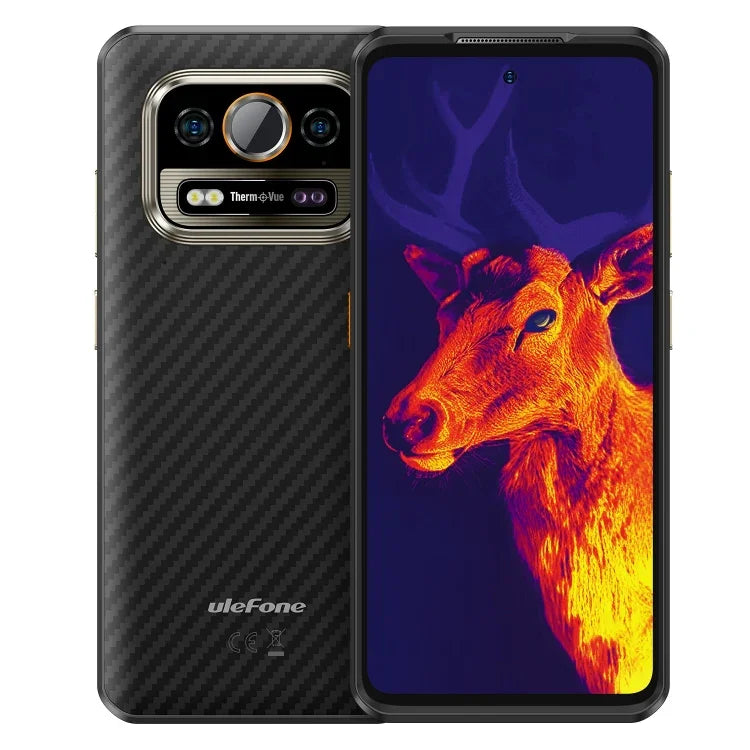 Ulefone Armor 25T Robustes Smartphone, 6 GB RAM + 256 GB Speicher, Wärmebildkamera, 6,78 Zoll, Android 14, MediaTek Helio G99 Octa-Core-Prozessor, Netzwerk: 4G, NFC, OTG, Armor 25T
