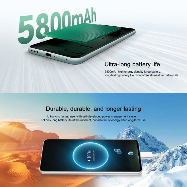 Honor X60, 12 GB + 512 GB, seitlicher Fingerabdrucksensor, 6,8 Zoll MagicOS 8.0, Dimensity 7025-Ultra Octa-Core-Prozessor, Netzwerk: 5G, OTG, Google Play wird nicht unterstützt, 12 GB + 512 GB