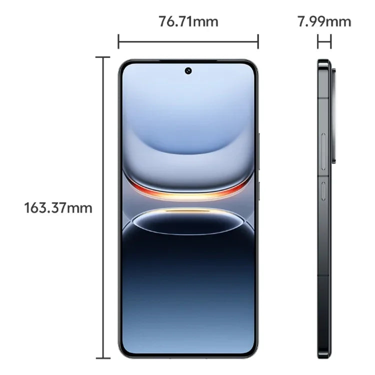 vivo iQOO 13, 16 GB + 1 TB, Gesichtserkennung/Fingerabdrucksensor im Display, 6,82 Zoll, Android 15 OriginOS 5, Snapdragon 8 Elite Octa-Core-Prozessor, OTG, NFC, 5G-Netzwerk, Google Play-Unterstützung, 16 GB + 1 TB