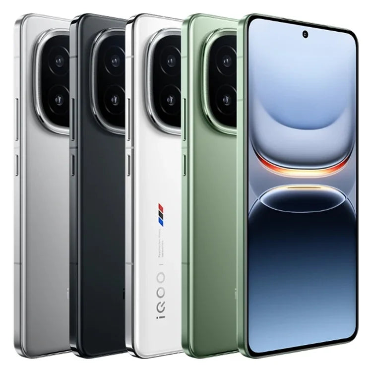 vivo iQOO 13, 16 GB + 1 TB, Gesichtserkennung/Fingerabdrucksensor im Display, 6,82 Zoll, Android 15 OriginOS 5, Snapdragon 8 Elite Octa-Core-Prozessor, OTG, NFC, 5G-Netzwerk, Google Play-Unterstützung, 16 GB + 1 TB