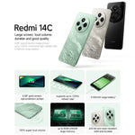 Xiaomi Redmi 14C, 4 GB + 64 GB, 6,67 Zoll Xiaomi HyperOS, MediaTek Helio G81-Ultra Octa-Core-Prozessor, Netzwerk: 4G, 4 GB + 64 GB