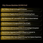 Blackview BL7000 Robust Telefon, 8GB+256GB, 6,78 Zoll Android 15 MediaTek Dimensity 6300 Octa Core, Netzwerk: 5G, NFC, OTG, 8GB+256GB