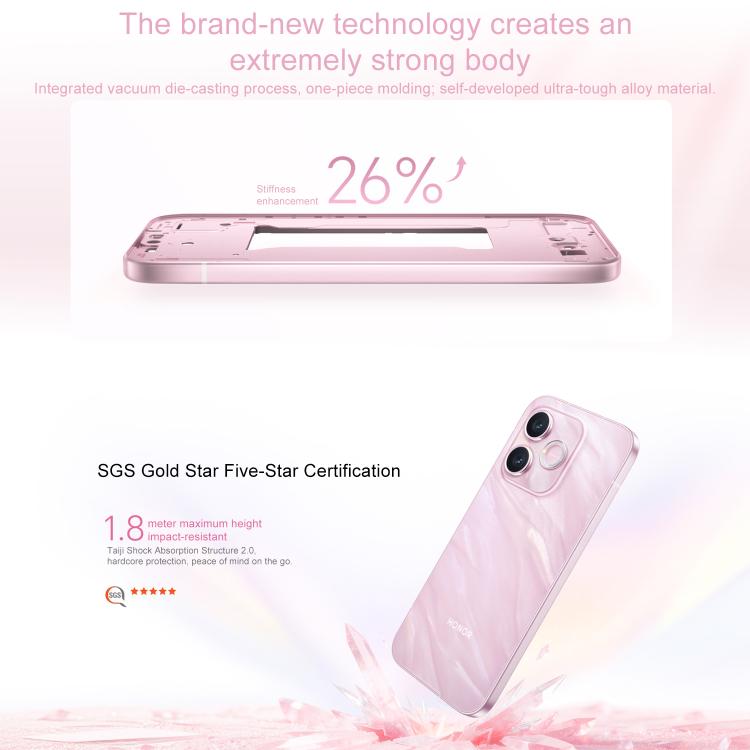 Honor X80i, 8GB+128GB, Fingerabdrucksensor im Display, 6,6 Zoll MagicOS 10.0 Android 16.0 Dimensity 6500 Elite Octa Core, Netzwerk: 5G, OTG, NFC, 8GB+128GB