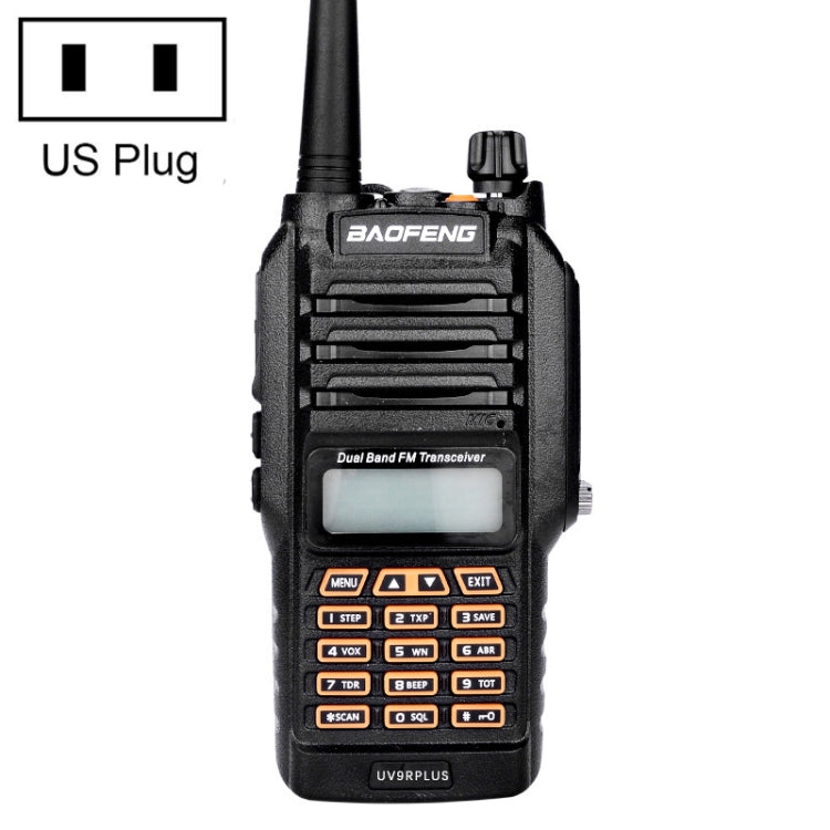 BaoFeng BF-UV9R Plus 10W Wasserdichtes Dualband-Funkgerät mit Handantenne Walkie Talkie, US-Stecker, BF-UV9Rplus US-Stecker