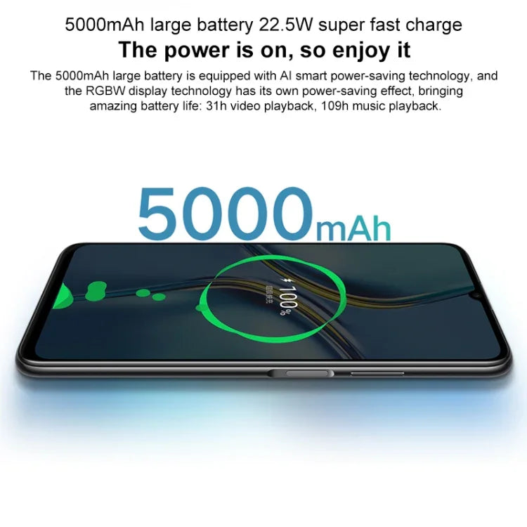 Dual-Kamera auf der Rückseite, seitlicher Fingerabdrucksensor, 5000-mAh-Akku, 7,09 Zoll Magic UI 5.0 (Android R), Dimensity 900 Octa-Core-Prozessor mit bis zu 2,4 GHz, Netzwerk: 5G, NFC, Google Play wird nicht unterstützt, X30 Max 5G 8 GB + 128 GB