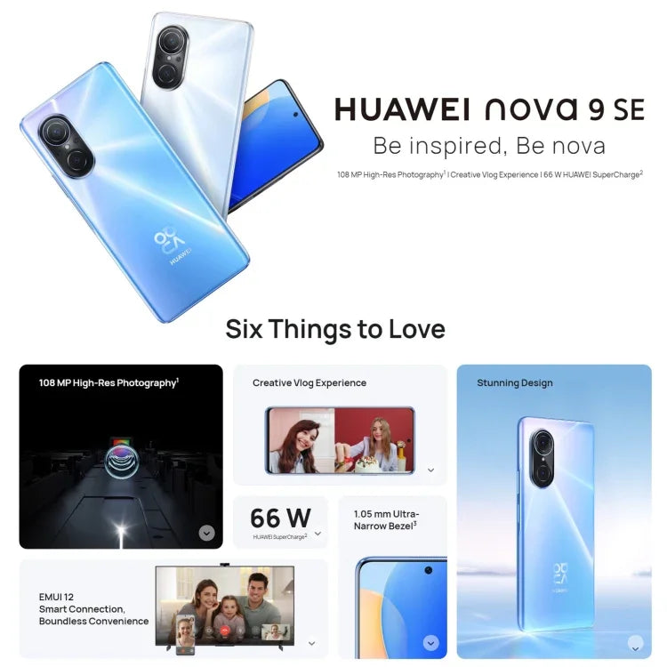 Vierfach-Kamera auf der Rückseite, seitlicher Fingerabdrucksensor, 6,78 Zoll großes HarmonyOS 2.0.1-Display, Qualcomm Snapdragon 680 Octa-Core-Prozessor mit bis zu 2,4 GHz, Netzwerk: 4G, OTG, Google Play wird nicht unterstützt, 8 GB RAM + 128 GB Speicher