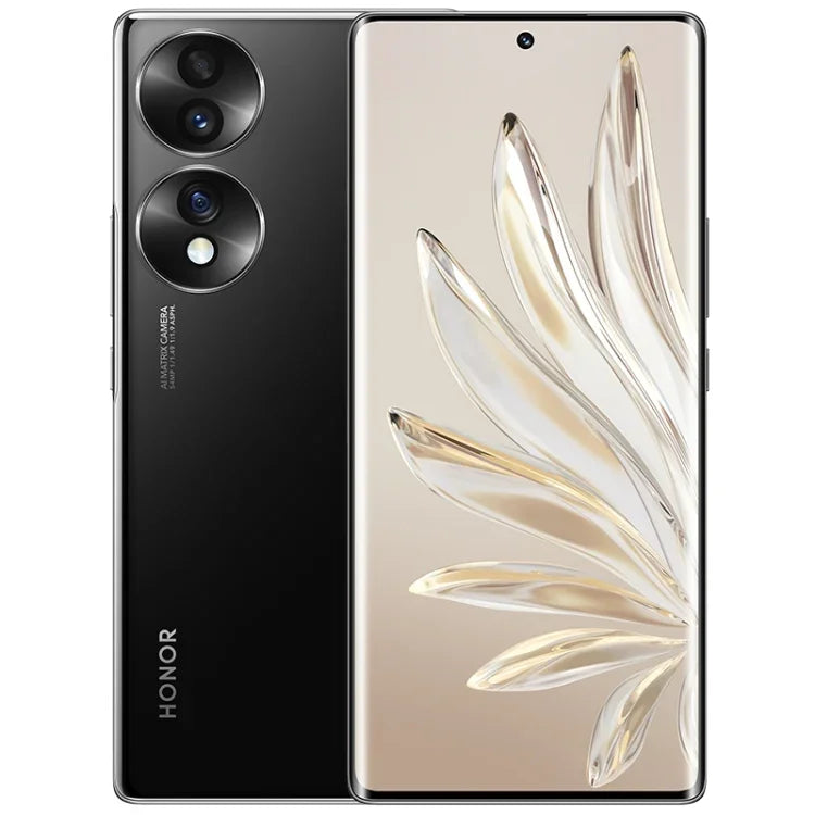 Dreifach-Kamera auf der Rückseite, Fingerabdrucksensor im Display, 6,67 Zoll Magic UI 6.1, Qualcomm Snapdragon 778G Plus Octa-Core-Prozessor mit bis zu 2,5 GHz, Netzwerk: 5G, OTG, NFC, Google Play wird nicht unterstützt, Honor 70 5G 12 GB + 512 GB