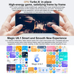 Dreifach-Kamera auf der Rückseite, Fingerabdrucksensor im Display, 6,78 Zoll Magic UI 6.1, Dimensity 9000 Octa-Core-Prozessor mit bis zu 3,05 GHz, Netzwerk: 5G, OTG, NFC, Google Play wird nicht unterstützt, Honor 70 Pro+ 5G 8 GB + 256 GB