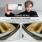 Dreifach-Hauptkamera + Dual-Frontkamera, Fingerabdrucksensor im Display, 6,78 Zoll HarmonyOS 2, Qualcomm Snapdragon 778G 4G Octa-Core-Prozessor mit bis zu 2,42 GHz, Netzwerk: 4G, OTG, NFC, Google Play wird nicht unterstützt, nova 10 Pro 4G 256 GB