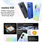 Dual-Kamera auf der Rückseite, seitlicher Fingerabdrucksensor, 5000-mAh-Akku, 6,58 Zoll Realme UI 3.0 / Android 12, MediaTek Dimensity 810 Octa-Core-Prozessor mit bis zu 2,4 GHz, Netzwerk: 5G, Google Play-Unterstützung, 12 GB + 256 GB