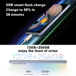 Dual-Kamera auf der Rückseite, seitlicher Fingerabdrucksensor, 5000-mAh-Akku, 6,58 Zoll Realme UI 3.0 / Android 12, MediaTek Dimensity 810 Octa-Core-Prozessor mit bis zu 2,4 GHz, Netzwerk: 5G, Google Play-Unterstützung, 12 GB + 256 GB