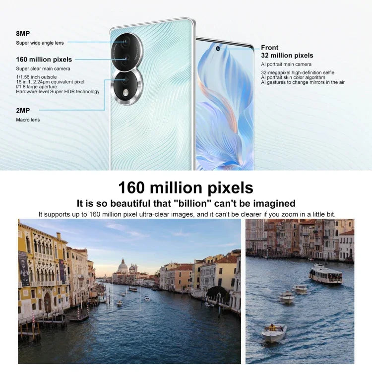 Dreifach-Kamera auf der Rückseite, Fingerabdrucksensor im Display, 6,67 Zoll Magic UI 7.0, Qualcomm Snapdragon 782G Octa-Core-Prozessor mit bis zu 2,7 GHz, Netzwerk: 5G, OTG, NFC, Google Play wird nicht unterstützt, Honor 80 5G, 8 GB RAM + 256 GB Speicher