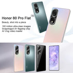 Dreifach-Rückkameras, Bildschirm-Fingerabdruckidentifikation, 6,67 Zoll Magic UI 7.0 Qualcomm Snapdragon 8+ Gen1 Octa Core bis zu 3,0 GHz, Netzwerk: 5G, OTG, NFC, Google Play wird nicht unterstützt, Honor 80 Pro Flat 5G, 12GB+256GB