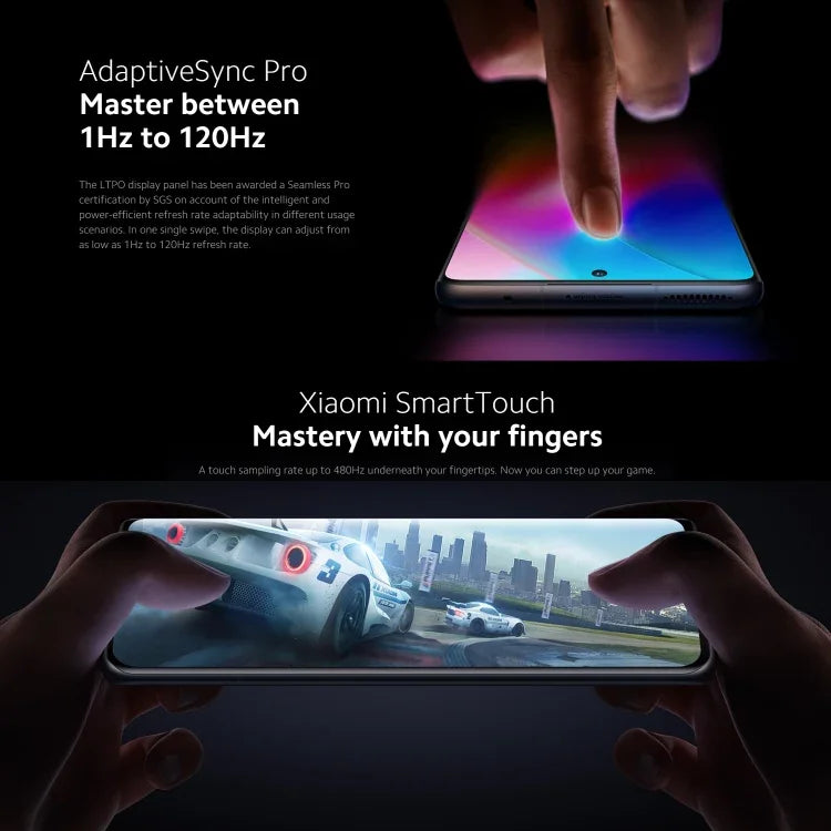 Dreifach-Kamera auf der Rückseite, Gesichtserkennung und Fingerabdrucksensor im Display, 4600-mAh-Akku, 6,73 Zoll MIUI 13 / Android 12, Snapdragon 8 Gen 1 Octa-Core-Prozessor mit bis zu 3,0 GHz, Netzwerk: 5G, NFC, Xiaomi 12 Pro Global EU Version
