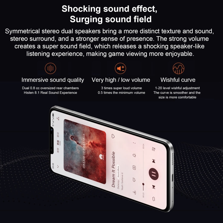 Zwei Rückfahrkameras, seitliche Fingerabdruckerkennung, 7000mAh Akku, 6,95 Zoll HarmonyOS 3.0 Qualcomm Snapdragon 680 Octa Core 2,4 GHz, Netzwerk: 4G, OTG, NFC, unterstützt Google Play nicht, 256GB Silber, 256GB Schwarz, 256GB Grün