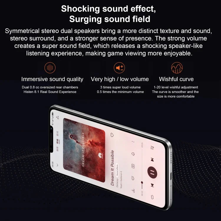 Dual-Rückkameras, seitliche Fingerabdruckerkennung, 7000mAh Akku, 6,95 Zoll HarmonyOS 3.0 Qualcomm Snapdragon 680 Octa Core 2,4GHz, Netzwerk: 4G, OTG, NFC, unterstützt Google Play nicht, 512GB Schwarz, 512GB Orange