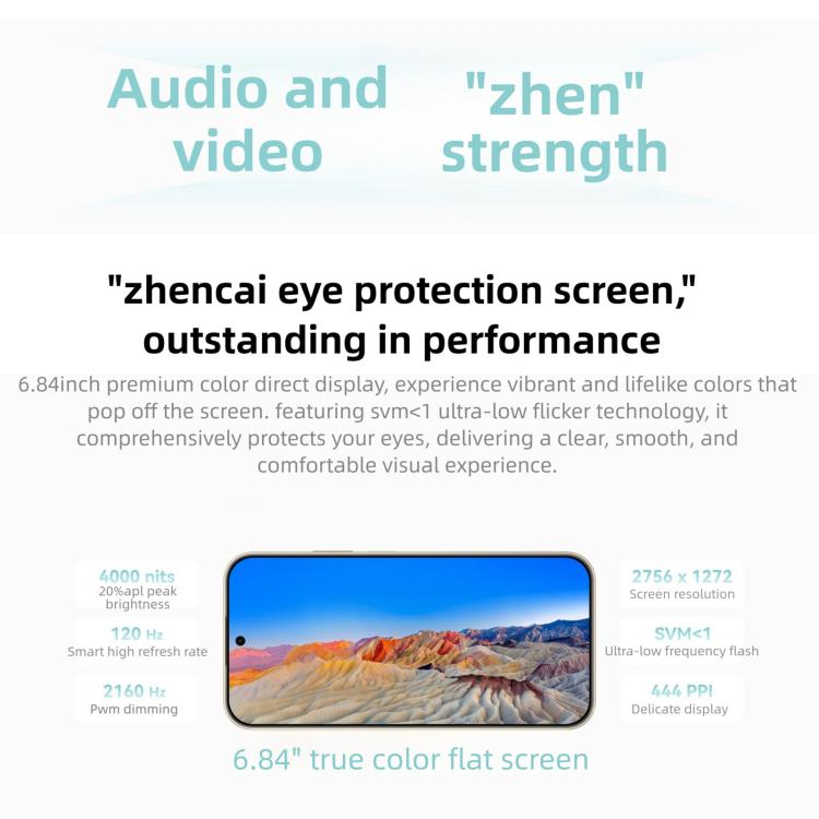 HUAWEI Enjoy 90 Pro Max, 8GB‌+256GB, Seitlicher Fingerabdrucksensor, 6,84 Zoll HarmonyOS 6.0 Kirin 8000, OTG, Unterstützt kein Google Play, 8GB+256GB