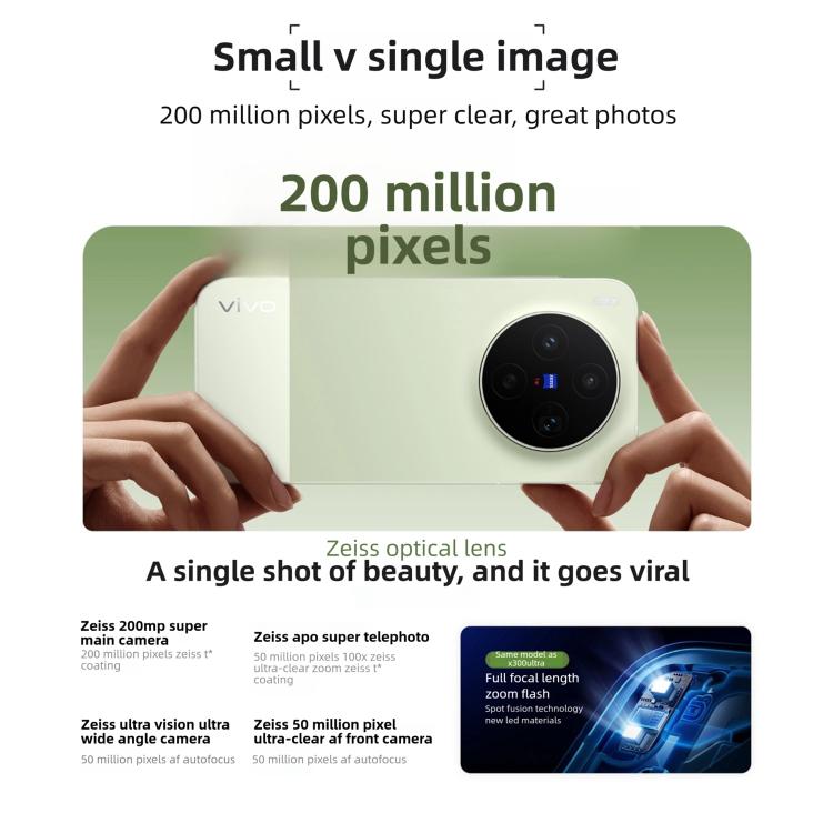 vivo X300s Fotografie-Kit, 16GB+1TB, 6,78 Zoll OriginOS 6 Android 16 Dimensity 9500 Octa Core, OTG, NFC, Netzwerk: 5G