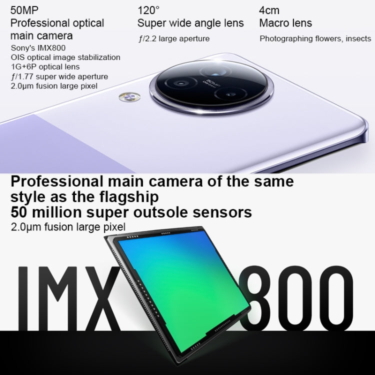 Dreifach-Hauptkamera + Dual-Frontkamera, Fingerabdrucksensor im Display, 4500-mAh-Akku, 6,55 Zoll MIUI 14 Dimensity 8200-Ultra Octa-Core-Prozessor (4 nm, bis zu 3,1 GHz), Netzwerk: 5G, NFC, 16 GB + 1 TB