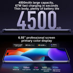 Dreifach-Hauptkamera + Dual-Frontkamera, Fingerabdrucksensor im Display, 4500-mAh-Akku, 6,55 Zoll MIUI 14 Dimensity 8200-Ultra Octa-Core-Prozessor (4 nm, bis zu 3,1 GHz), Netzwerk: 5G, NFC, 16 GB + 1 TB