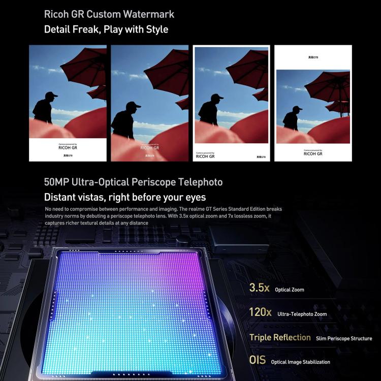 Realme GT8, 12 GB + 256 GB, 6,79 Zoll Realme UI 7.0 Android 16 Snapdragon 8 Elite Octa-Core, NFC, OTG, Netzwerk: 5G, 12 GB + 512 GB, Realme GT8, 12 GB + 512 GB