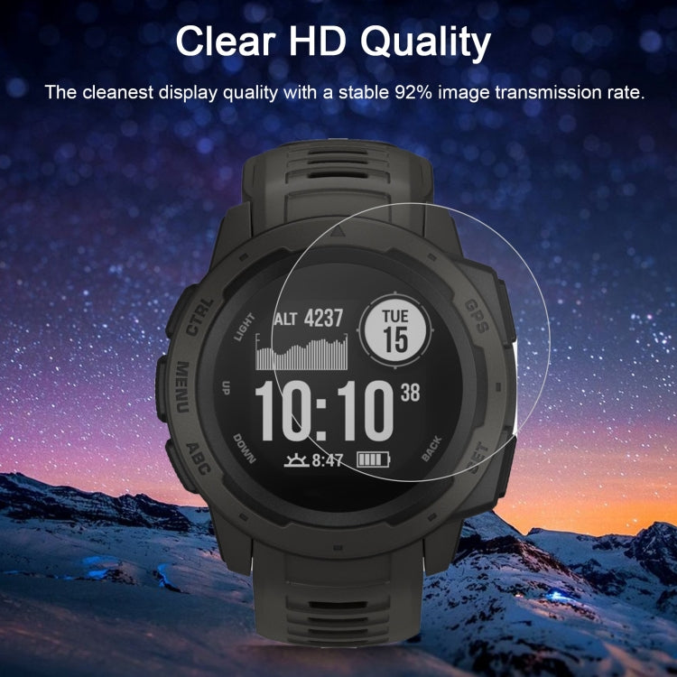 ENKAY Hat-Prince for 36mm Diameter Circular Dial Smart Watch 0.2mm 9H Surface Hardness 2.15D Curved Explosion-proof Tempered Glass Screen Film