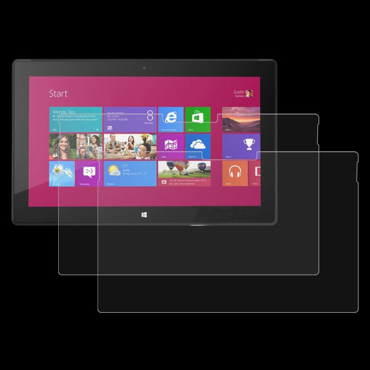 2 PCS 3H Professionelle Papierstrukturierte Displayschutzfolie Bleistiftskizzenfolie für Microsoft Surface Pro 4 / 5 / 6 / 7, Für Microsoft Surface Pro 4 / 5 / 6 / 7