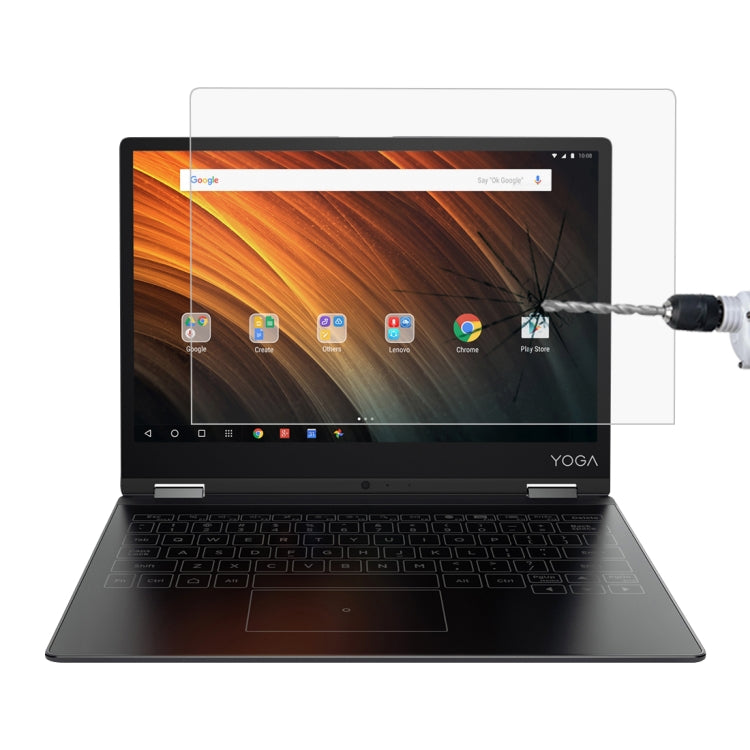 0,4mm 9H Oberflächenhärte Vollbild gehärtetes Glasfolie für Lenovo YOGA A12, Yoga A12
