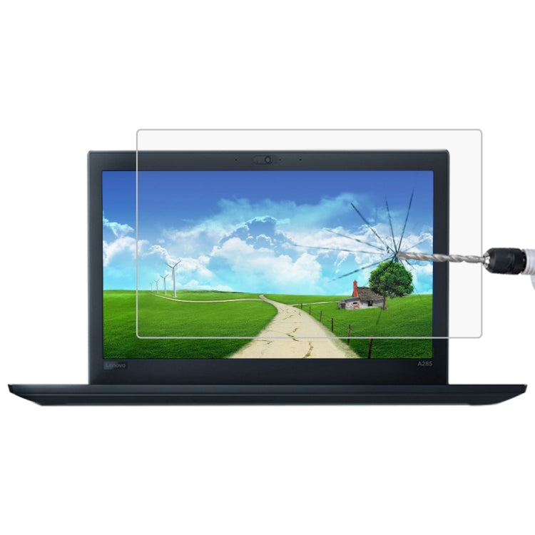 0,4mm 9H Oberflächenhärte Vollbild gehärtetes Glasfolie für Lenovo ThinkPad A285 12,5 Zoll, Lenovo A285