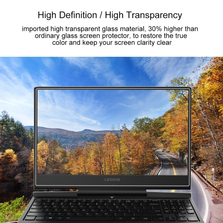 9H Oberflächenhärte Vollbild gehärtetes Glasfolie für Lenovo Y7000P 15,6 Zoll, Lenovo Y7000P
