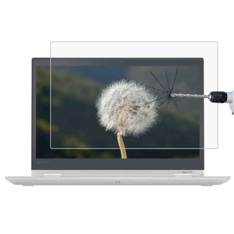 0,4mm 9H Oberflächenhärte Vollbild Gehärtetes Glasfolie für Lenovo ThinkPad Yoga 370 13,3 Zoll, Yoga 370