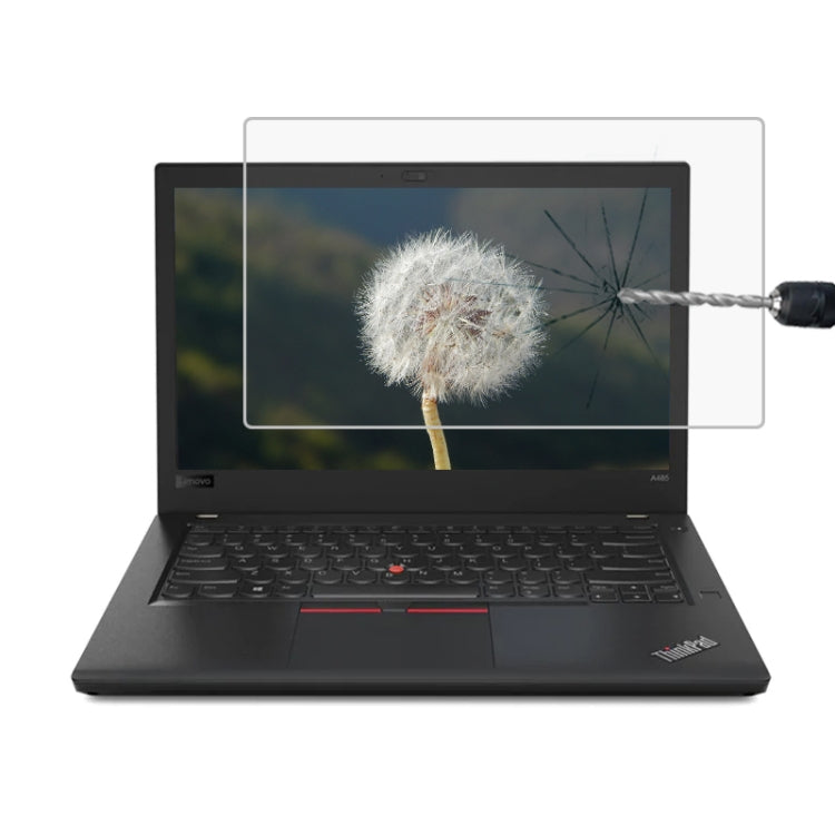 0,4mm 9H Oberflächenhärte Vollbild gehärtetes Glasfolie für Lenovo ThinkPad A485 14 Zoll, Lenovo A485