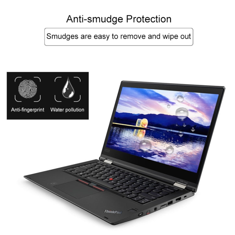 0,4mm 9H Oberflächenhärte Vollbild Gehärtetes Glasfolie für Lenovo ThinkPad X380 Yoga 13,3 Zoll, X380 Yoga