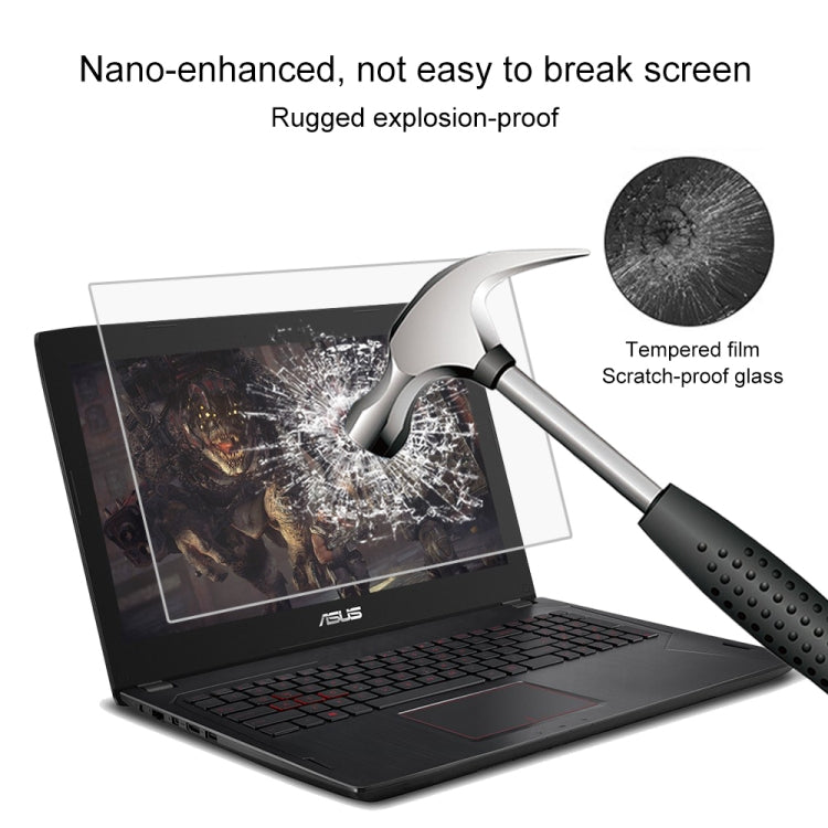 Laptop-Bildschirm HD gehärtete Glas-Schutzfolie für ASUS FX502VM 15,6 Zoll, Für ASUS FX502VM 15,6 Zoll