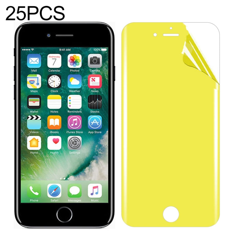 25er Set weiche TPU-Vollbild-Schutzfolie für iPhone SE 2020 / 8 / 7, für iPhone 7 / 8 (25 Stück)