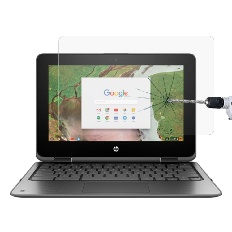 Laptop-Bildschirm HD gehärtete Glas-Schutzfolie für HP Chromebook x360 11 G1 EE 11,6 Zoll, Für HP Chromebook x360 11 G1 EE 11,6 Zoll