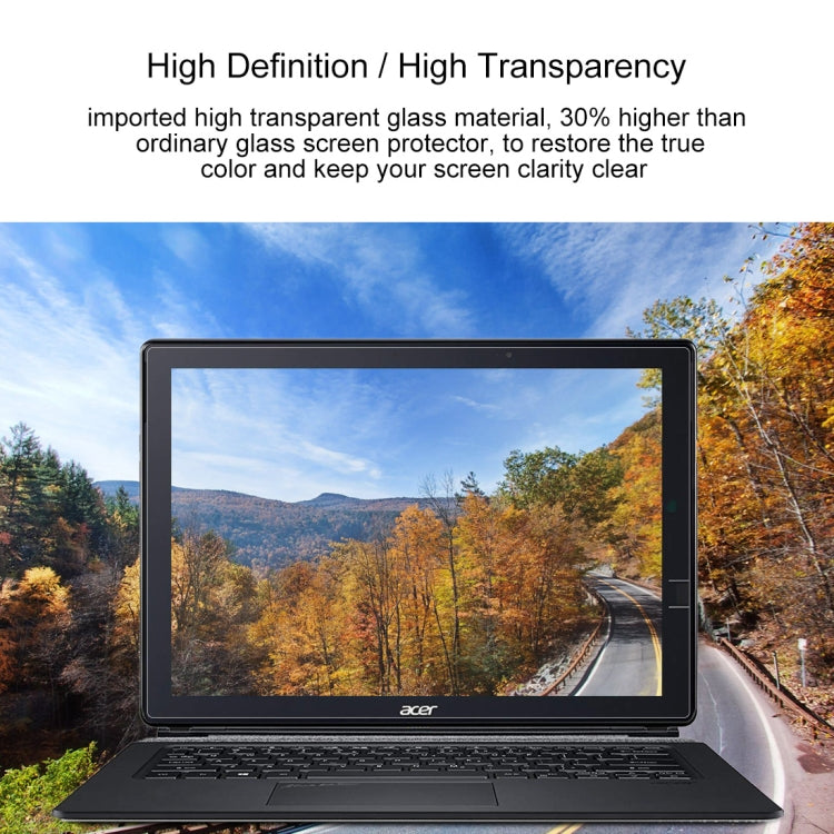 Laptop-Bildschirm HD gehärtete Glas-Schutzfolie für Acer Switch 7 Laptop Black Edition - SW713-51GNP-879G 13,3 Zoll, Für Acer Switch 7 Laptop Black Edition - SW713-51GNP-879G 13,3 Zoll