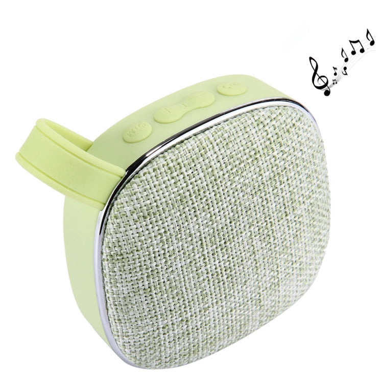 X25 Tragbarer Bluetooth-Stereo-Lautsprecher im Stoffdesign mit integriertem Mikrofon, unterstützt Freisprechanrufe, TF-Karte und AUX IN, Bluetooth-Reichweite: 10m