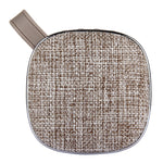 X25 Tragbarer Bluetooth-Stereo-Lautsprecher im Stoffdesign mit integriertem Mikrofon, unterstützt Freisprechanrufe, TF-Karte und AUX IN, Bluetooth-Reichweite: 10m