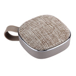 X25 Tragbarer Bluetooth-Stereo-Lautsprecher im Stoffdesign mit integriertem Mikrofon, unterstützt Freisprechanrufe, TF-Karte und AUX IN, Bluetooth-Reichweite: 10m