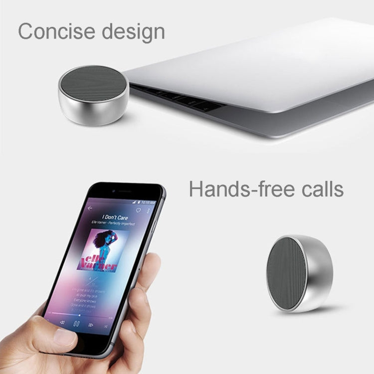 BS01 Tragbarer Bluetooth-Lautsprecher, unterstützt Freisprechanrufe, TF-Karte und AUX-Eingang
