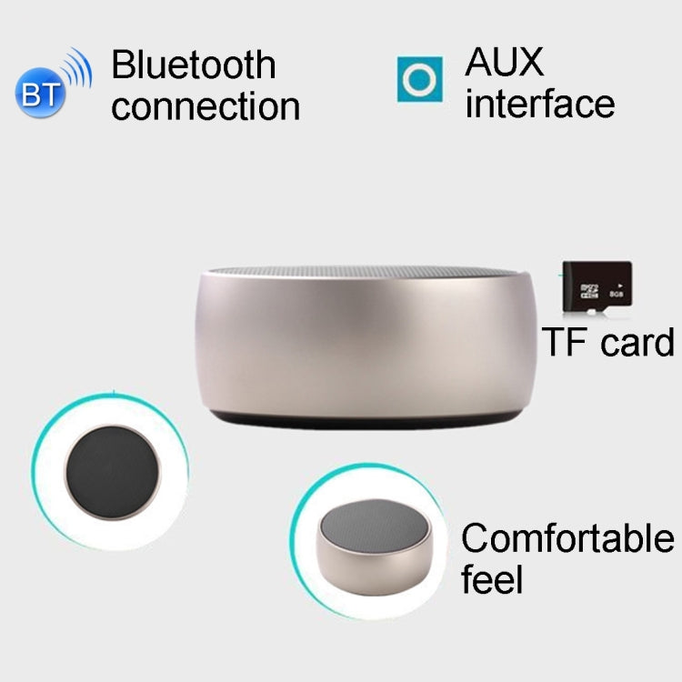 BS01 Tragbarer Bluetooth-Lautsprecher, unterstützt Freisprechanrufe, TF-Karte und AUX-Eingang