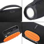 BOX3 MINI LED Spritzwassergeschützter tragbarer Bluetooth-Stereo-Lautsprecher mit integriertem Mikrofon