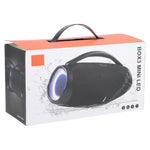 BOX3 MINI LED Spritzwassergeschützter tragbarer Bluetooth-Stereo-Lautsprecher mit integriertem Mikrofon