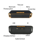 Unterstützt Freisprechfunktion & TF-Karte & U-Disk & AUX-Audio & FM-Funktion