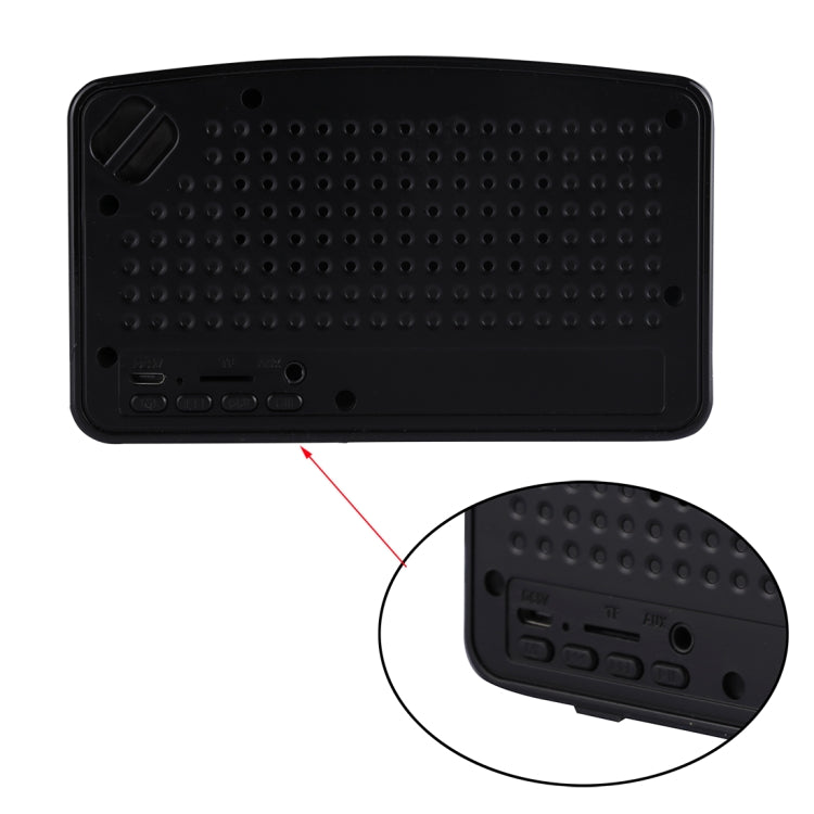 Integriertes Mikrofon, unterstützt Freisprechanrufe und TF-Karte und AUX-Eingang und FM, Bluetooth-Reichweite: 10 m