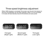 AEC BT501 Bluetooth 5.0 Mini Speaker with LED & Alarm Clock & Clock & Mirror, Support 32G TF Card, BT501