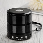 WS-887 Bluetooth-Lautsprecher mit Trageband, unterstützt Freisprechanrufe & FM & U-Disk & TF-Karte & AUX