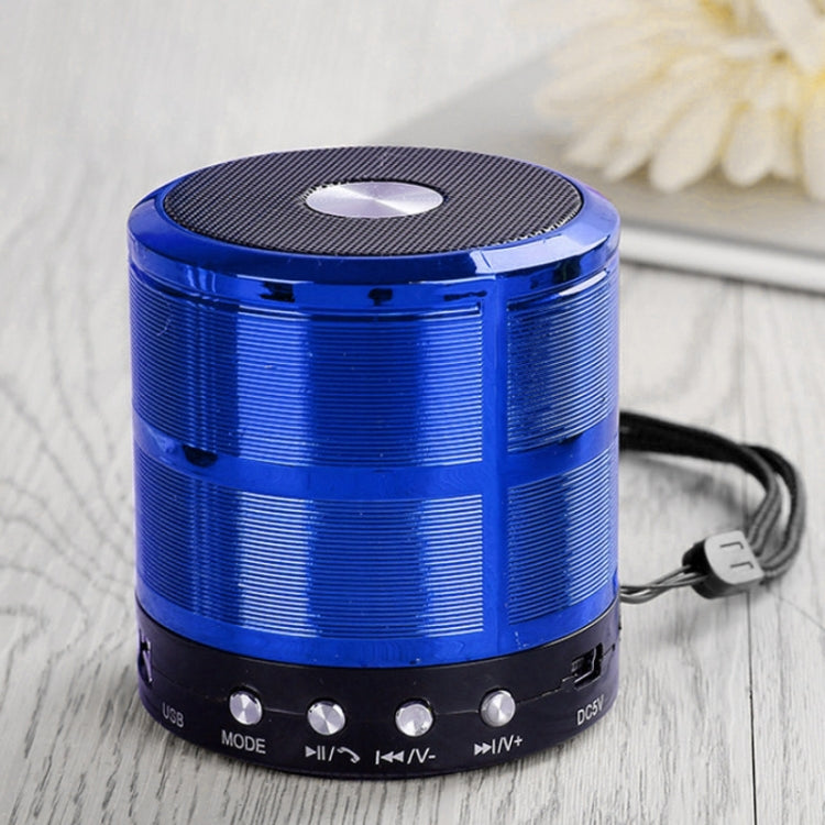 WS-887 Bluetooth-Lautsprecher mit Trageband, unterstützt Freisprechanrufe & FM & U-Disk & TF-Karte & AUX